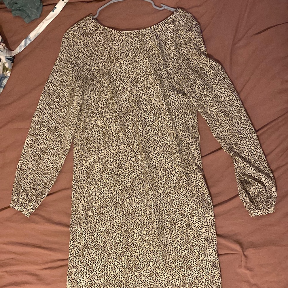 H&M cheetah print dress